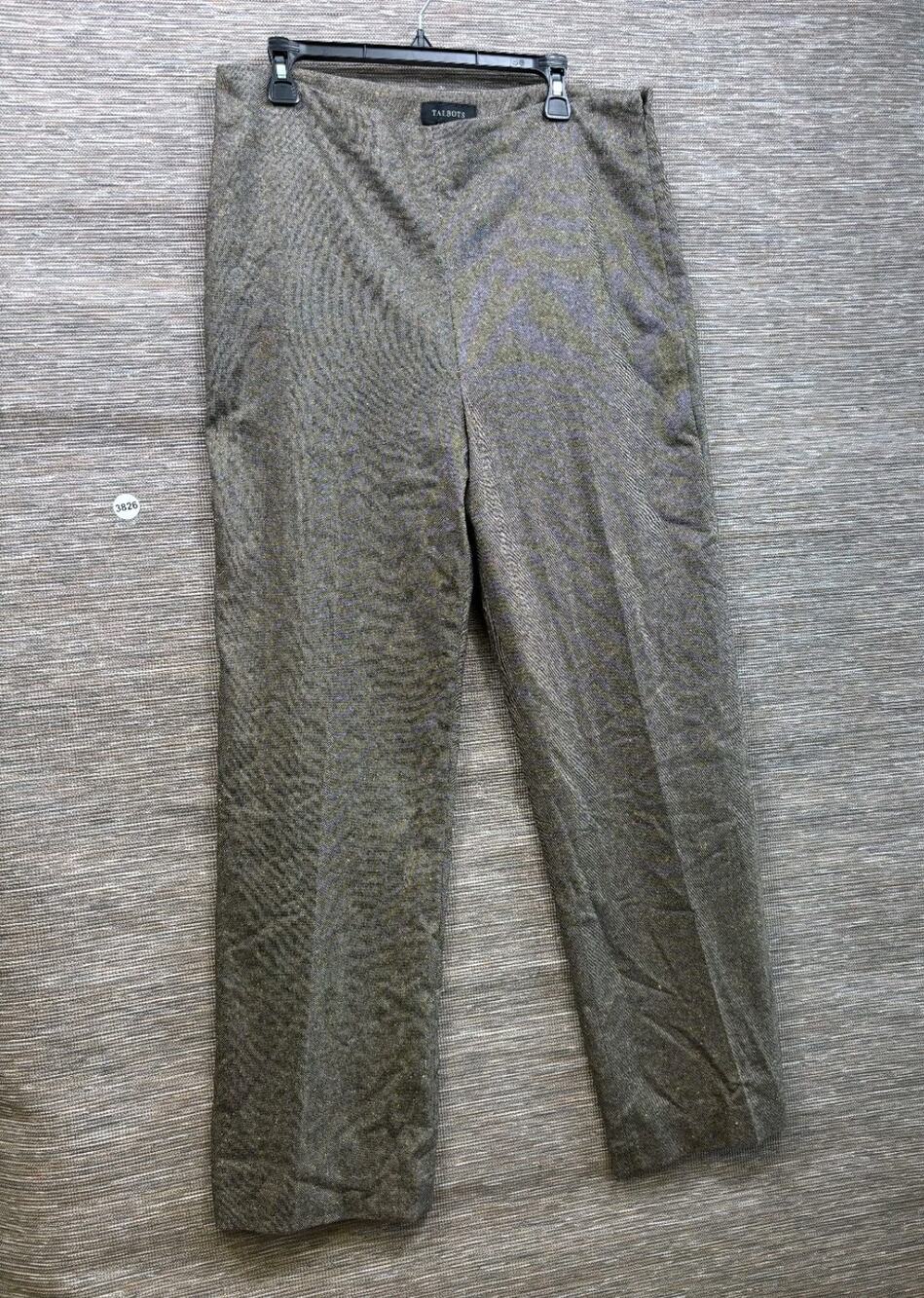 Talbots Heritage Dress Pants Womens Size 16 Multicolor High Rise Style #MA804